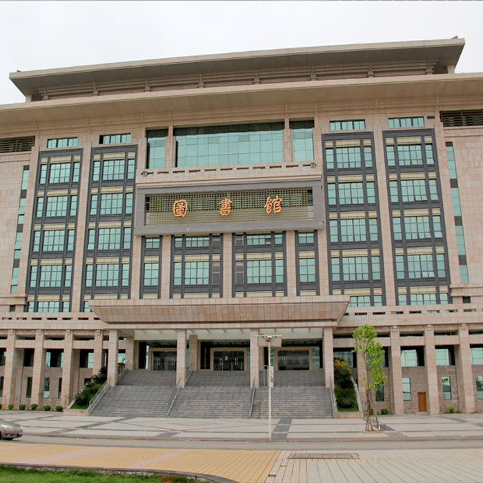南寧學(xué)院圖書館采用廣西外墻涂料裝飾系統(tǒng)
